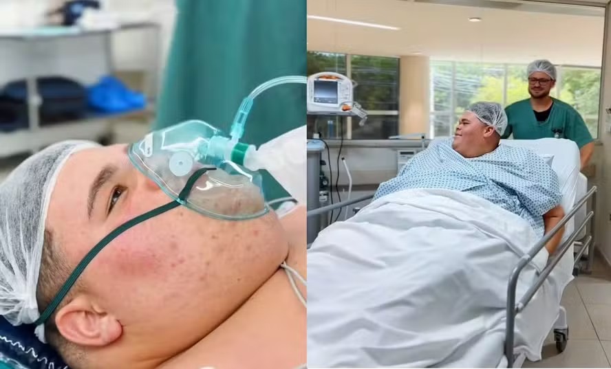 Gordão da XJ passa por cirurgia depois de perder 130 quilos: ‘Mais um passo’