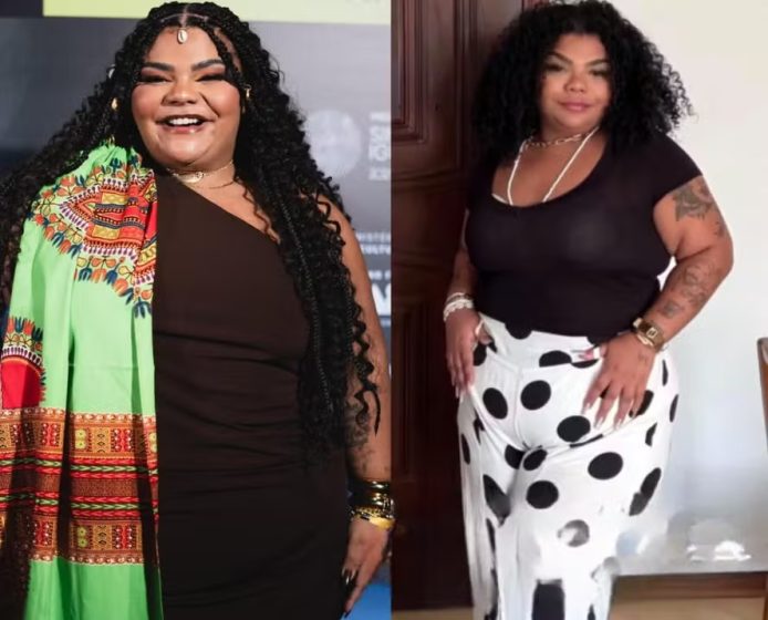 Flora Cruz mostra antes e depois de perder 23kg