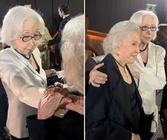 Papo entre Fernanda Montenegro e Nathalia Timberg, ambas com 96 anos, encanta web