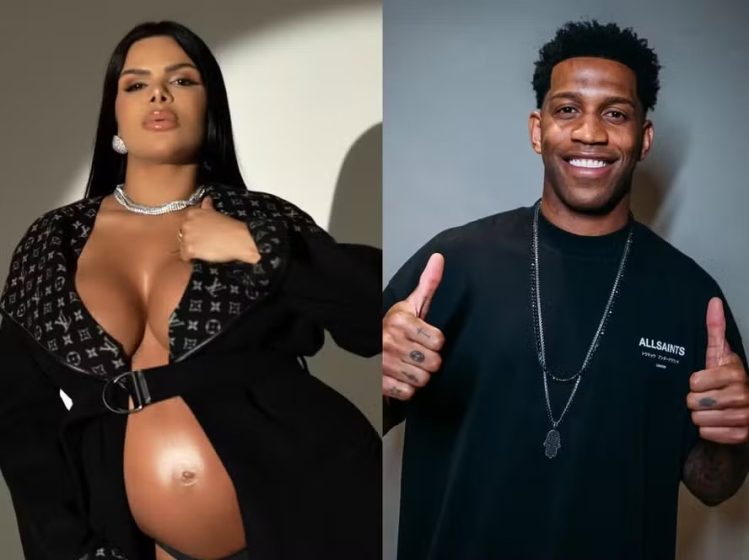 Grávida, influenciadora é processada e impedida de citar ex-jogador sob pena de multa