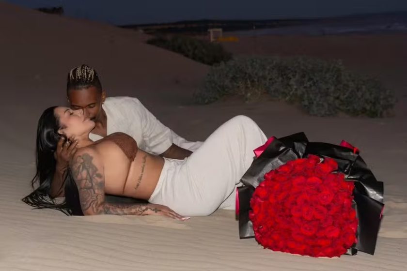 Adriana Muller e Lincoln Henrique celebram 11 anos de casamento com ensaio, tatuagem e flores