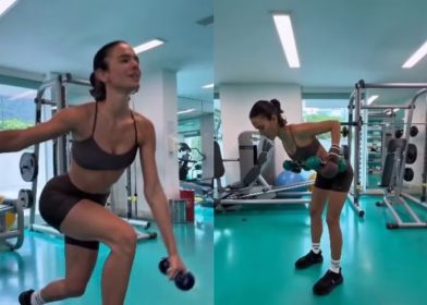 Bruna Marquezine impressiona ao mostrar habilidade em treino de luta